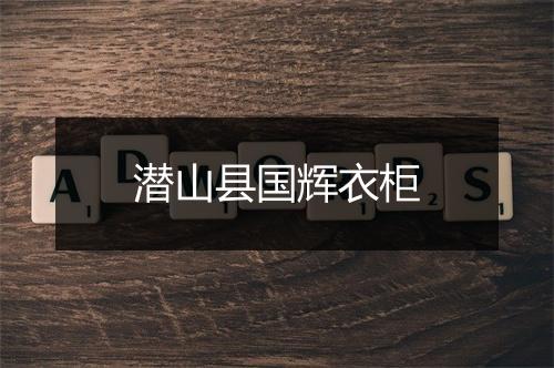 潜山县国辉衣柜
