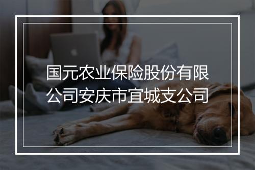 国元农业保险股份有限公司安庆市宜城支公司