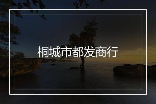 桐城市都发商行