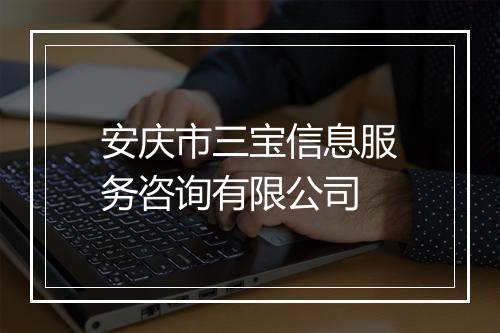 安庆市三宝信息服务咨询有限公司