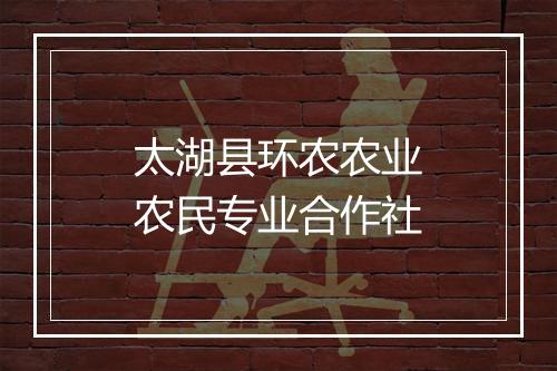 太湖县环农农业农民专业合作社