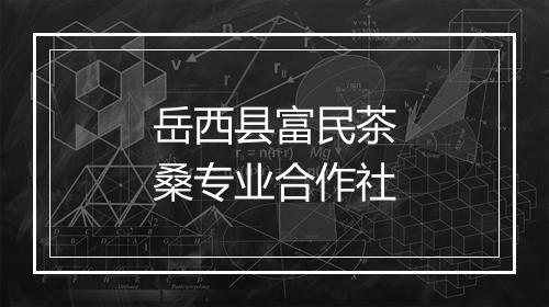 岳西县富民茶桑专业合作社