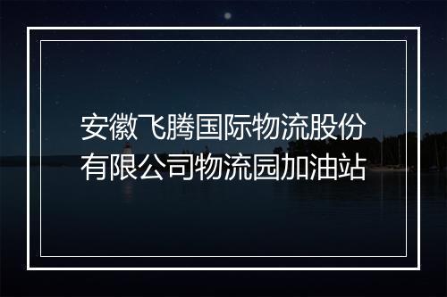 安徽飞腾国际物流股份有限公司物流园加油站