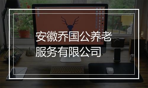 安徽乔国公养老服务有限公司