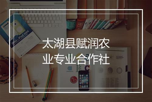 太湖县赋润农业专业合作社