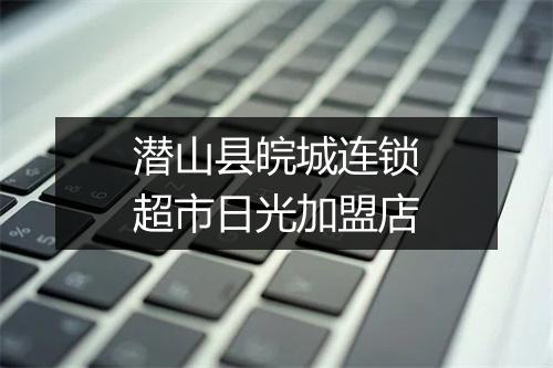 潜山县皖城连锁超市日光加盟店
