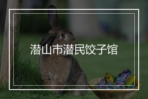 潜山市潜民饺子馆