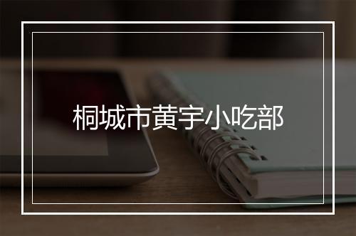 桐城市黄宇小吃部