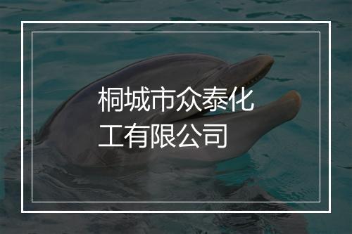 桐城市众泰化工有限公司