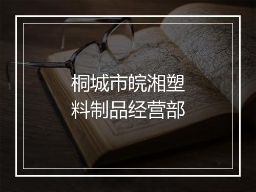 桐城市皖湘塑料制品经营部