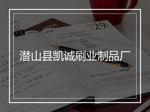 潜山县凯诚刷业制品厂