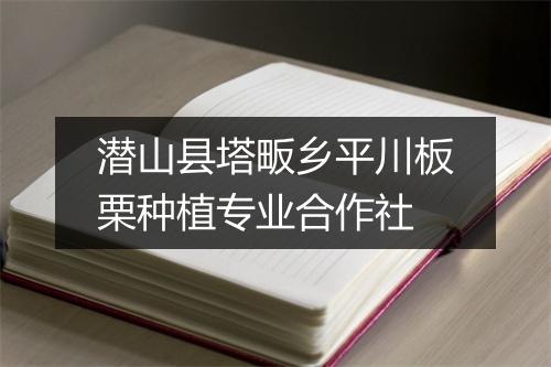 潜山县塔畈乡平川板栗种植专业合作社