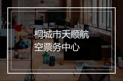 桐城市天顺航空票务中心