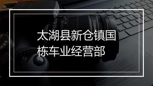 太湖县新仓镇国栋车业经营部