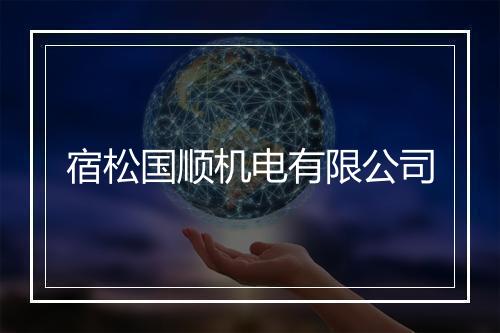 宿松国顺机电有限公司