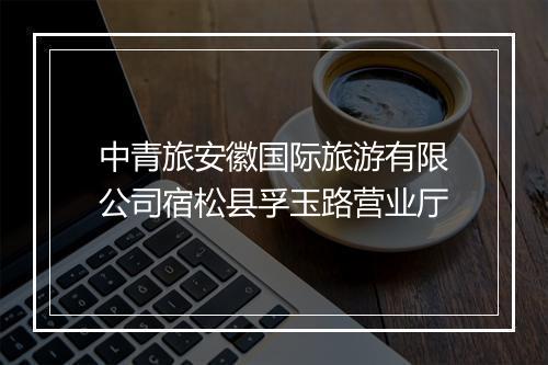 中青旅安徽国际旅游有限公司宿松县孚玉路营业厅