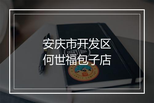 安庆市开发区何世福包子店