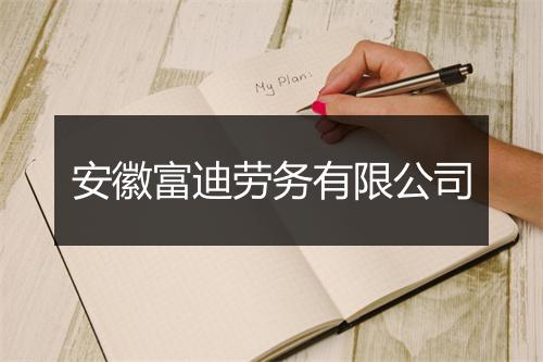 安徽富迪劳务有限公司