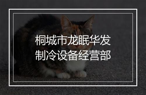 桐城市龙眠华发制冷设备经营部