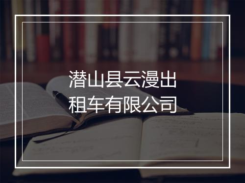 潜山县云漫出租车有限公司