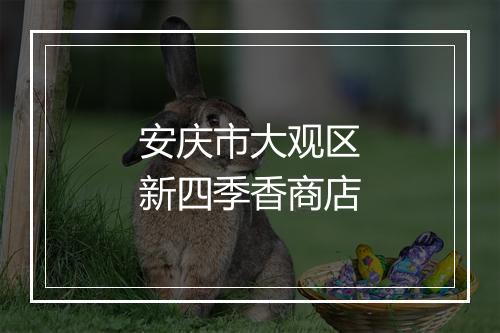 安庆市大观区新四季香商店