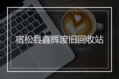 宿松县鑫辉废旧回收站