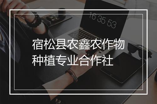 宿松县农鑫农作物种植专业合作社