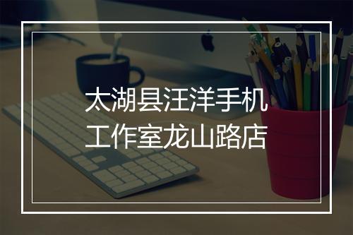 太湖县汪洋手机工作室龙山路店