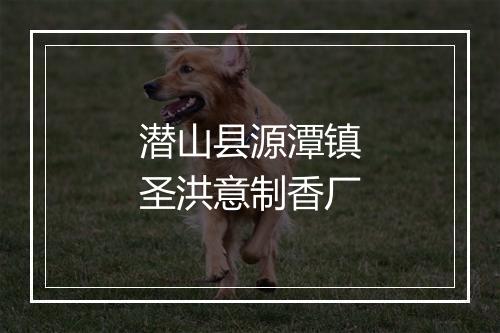 潜山县源潭镇圣洪意制香厂