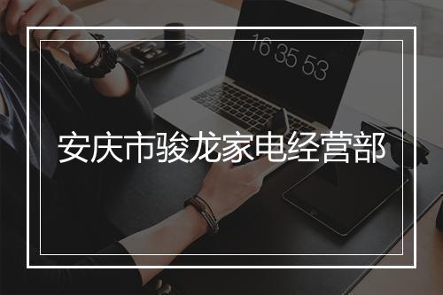 安庆市骏龙家电经营部
