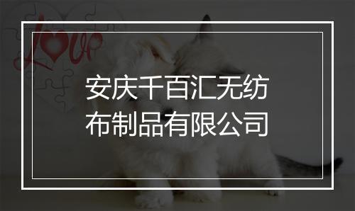安庆千百汇无纺布制品有限公司