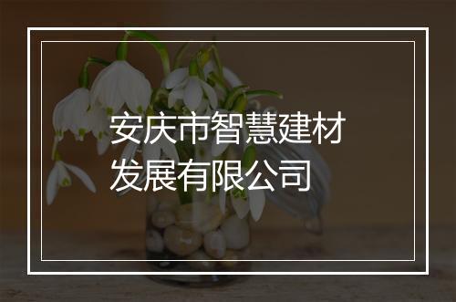 安庆市智慧建材发展有限公司