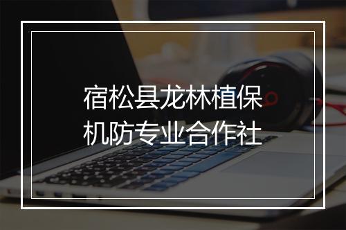 宿松县龙林植保机防专业合作社