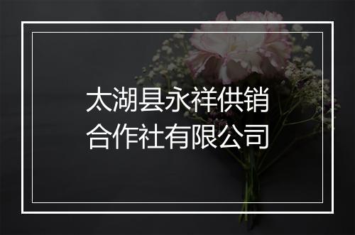 太湖县永祥供销合作社有限公司
