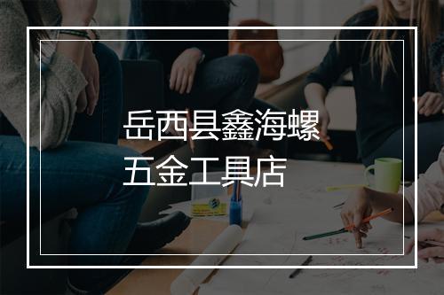 岳西县鑫海螺五金工具店