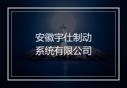 安徽宇仕制动系统有限公司