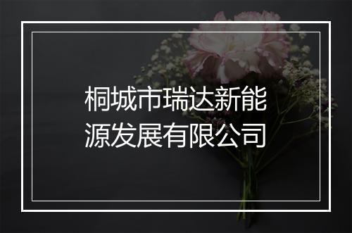 桐城市瑞达新能源发展有限公司