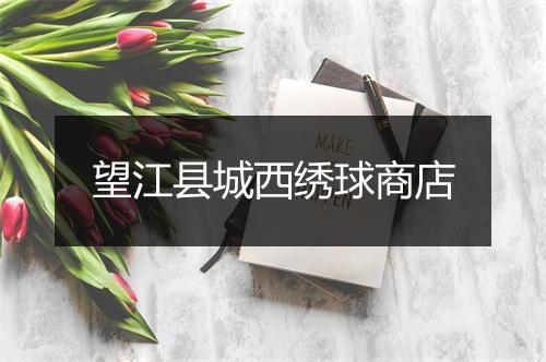 望江县城西绣球商店