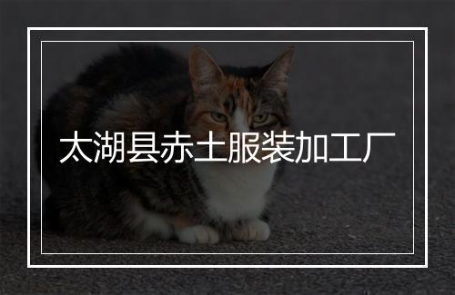 太湖县赤土服装加工厂