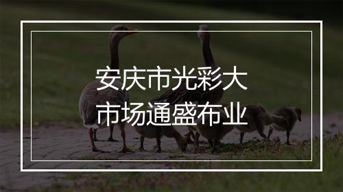 安庆市光彩大市场通盛布业