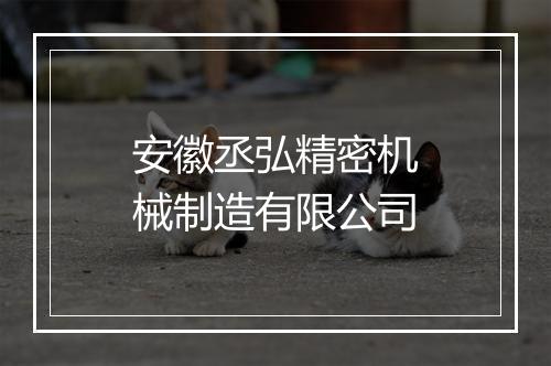 安徽丞弘精密机械制造有限公司