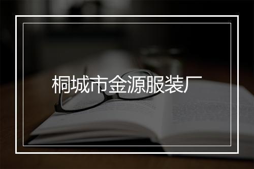 桐城市金源服装厂