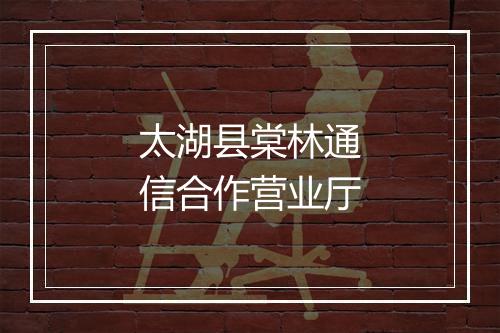 太湖县棠林通信合作营业厅