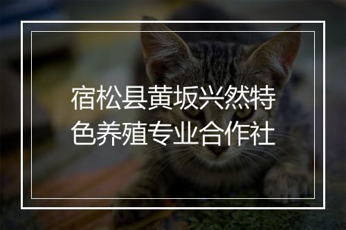 宿松县黄坂兴然特色养殖专业合作社