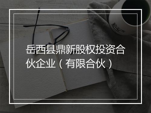 岳西县鼎新股权投资合伙企业（有限合伙）