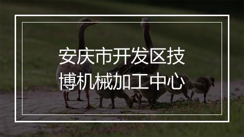 安庆市开发区技博机械加工中心