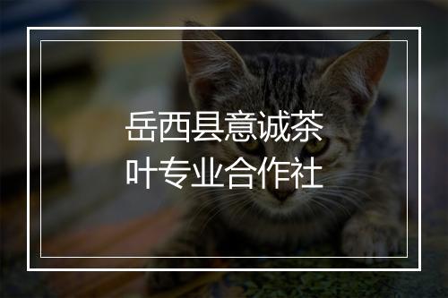 岳西县意诚茶叶专业合作社