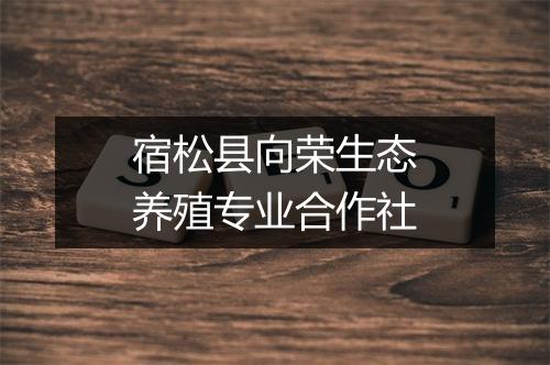 宿松县向荣生态养殖专业合作社