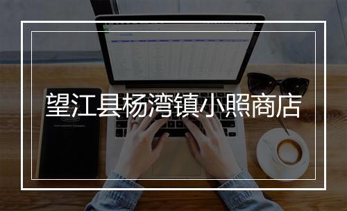 望江县杨湾镇小照商店