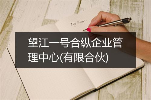 望江一号合纵企业管理中心(有限合伙)